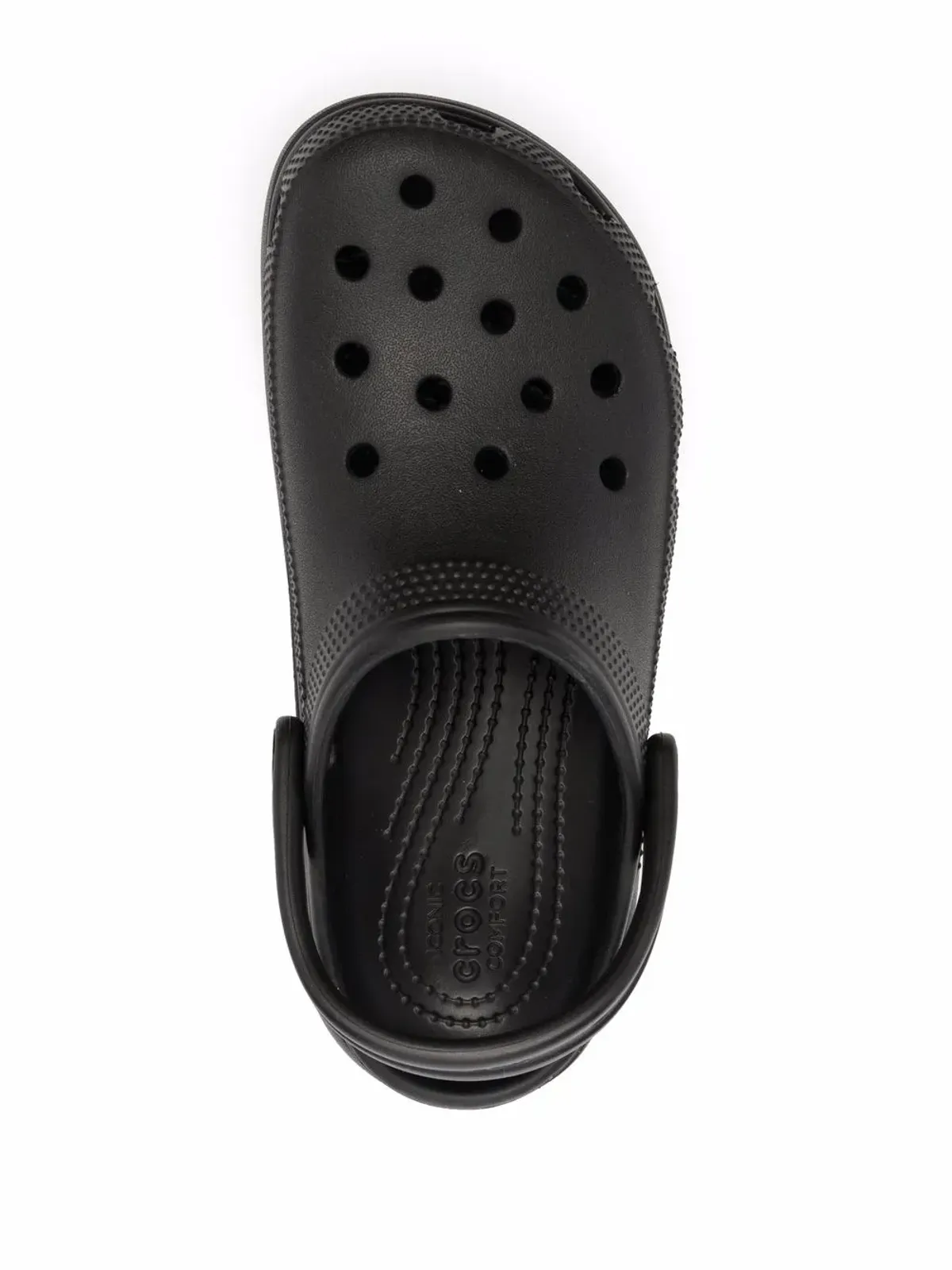 Crocs クラシック・プラットフォーム・クロッグ スライド ブラック - 画像4