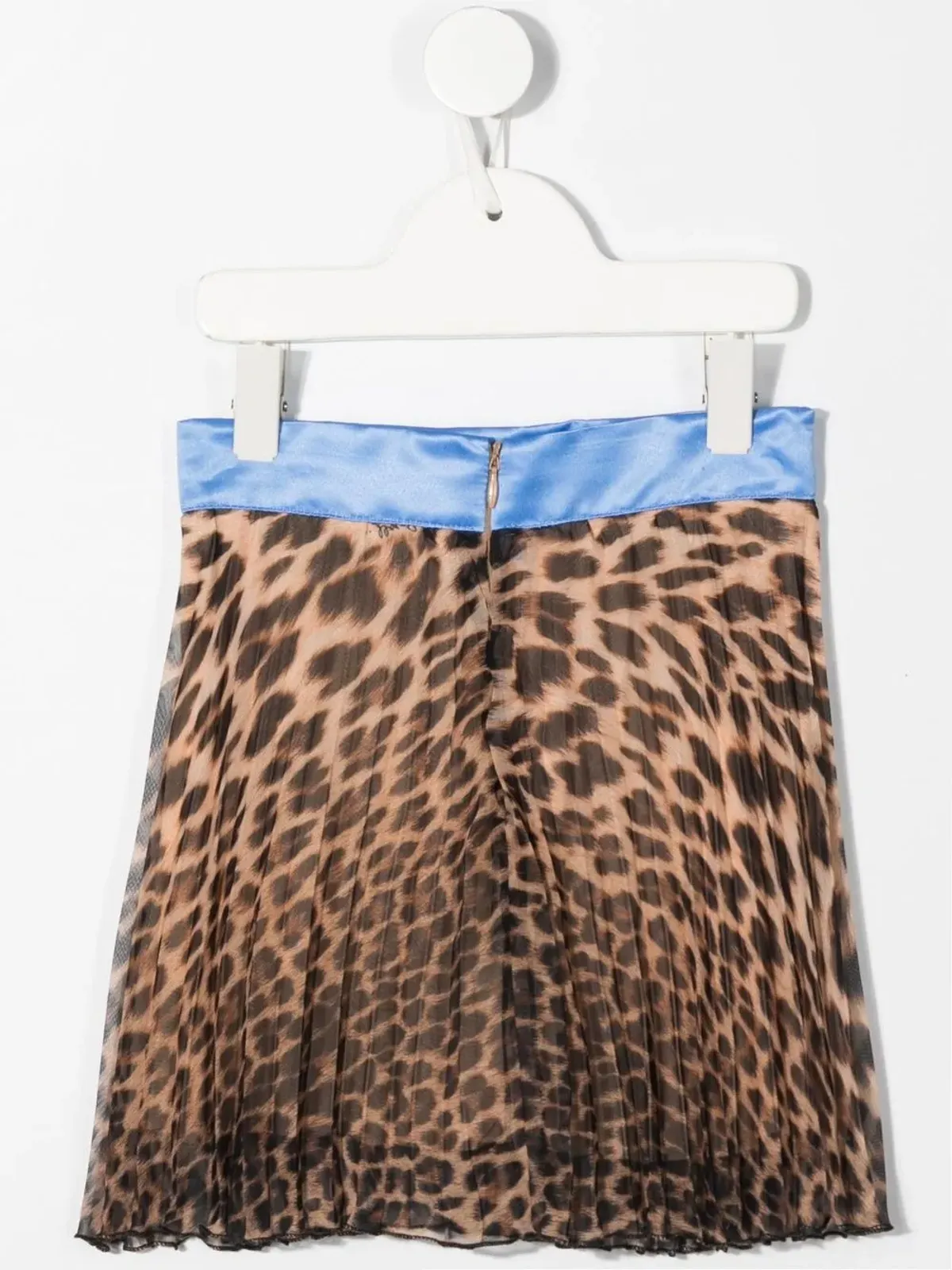 Roberto Cavalli Junior レオパード柄プリーツスカート - 画像2