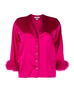 Gilda & Pearl Kitty silk pyjama set - サムネイル1