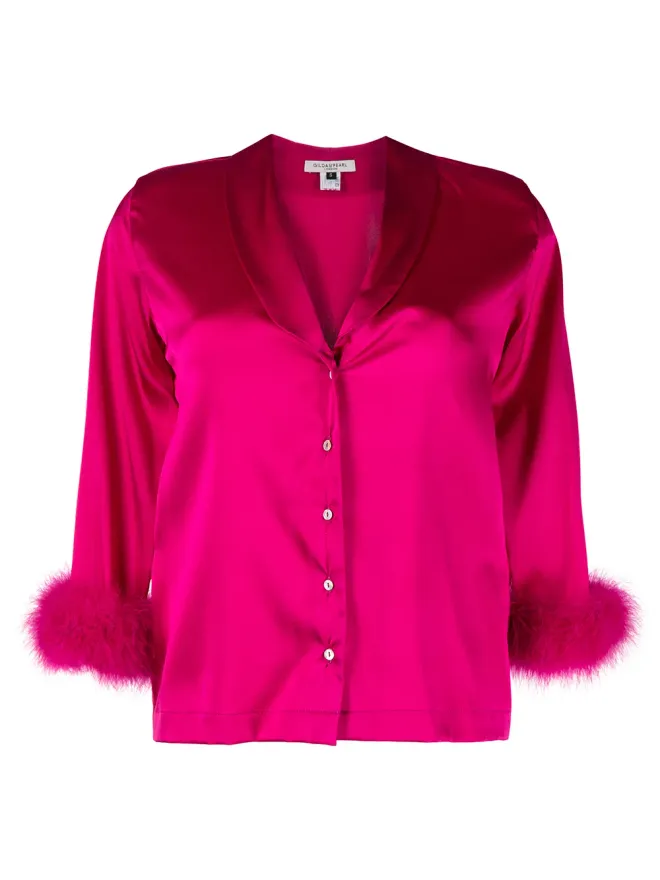 Gilda & Pearl Gilda & Pearl Kitty silk pyjama setの商品画像