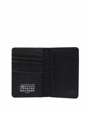 Maison Margiela フォーステッチ レザー カードホルダー（ブラック） - サムネイル3