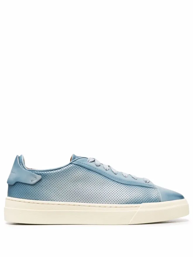 Santoni Santoni フェード加工のロー・トップスニーカー ブルーの商品画像