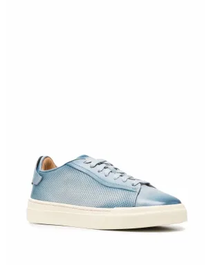 Santoni フェード加工のロー・トップスニーカー ブルー - サムネイル2