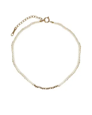 Mizuki 14kt イエローゴールド パール アンクレット - サムネイル1