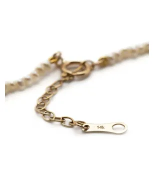 Mizuki 14kt イエローゴールド パール アンクレット - サムネイル3