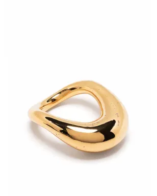 Charlotte Chesnais 唇の曲線リング - Gold - サムネイル1