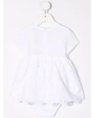 Dolce & Gabbana Kids ブロデリエ アングレーズ ドレスセット - White - サムネイル2