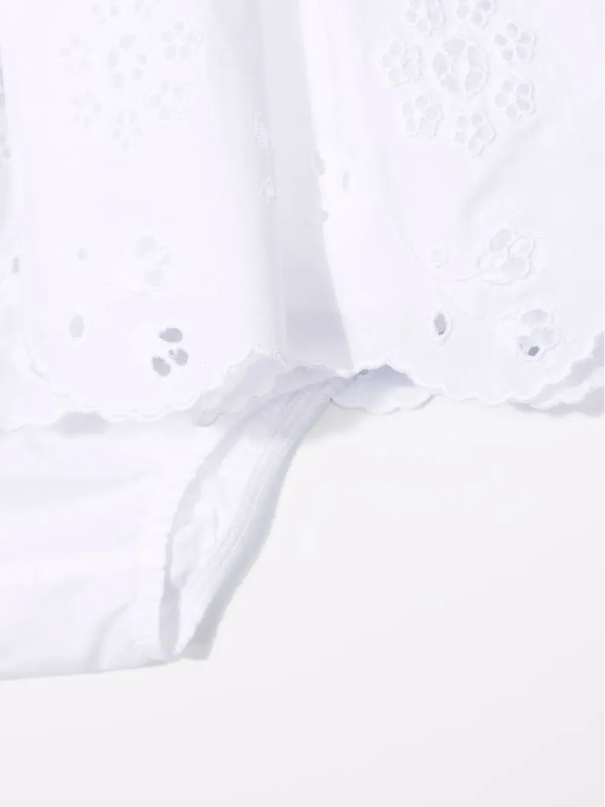 Dolce & Gabbana Kids ブロデリエ アングレーズ ドレスセット - White - 画像3
