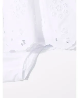 Dolce & Gabbana Kids ブロデリエ アングレーズ ドレスセット - White - サムネイル3