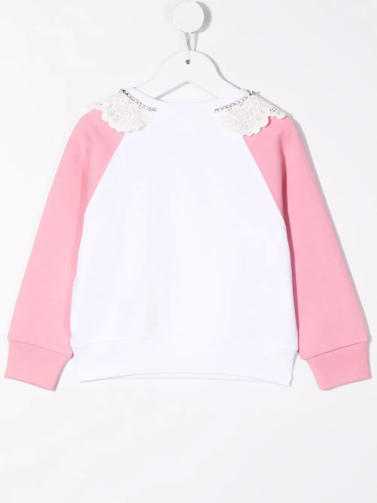 Nº21 Kids レーストリムのスウェットシャツ - ホワイト - 画像2