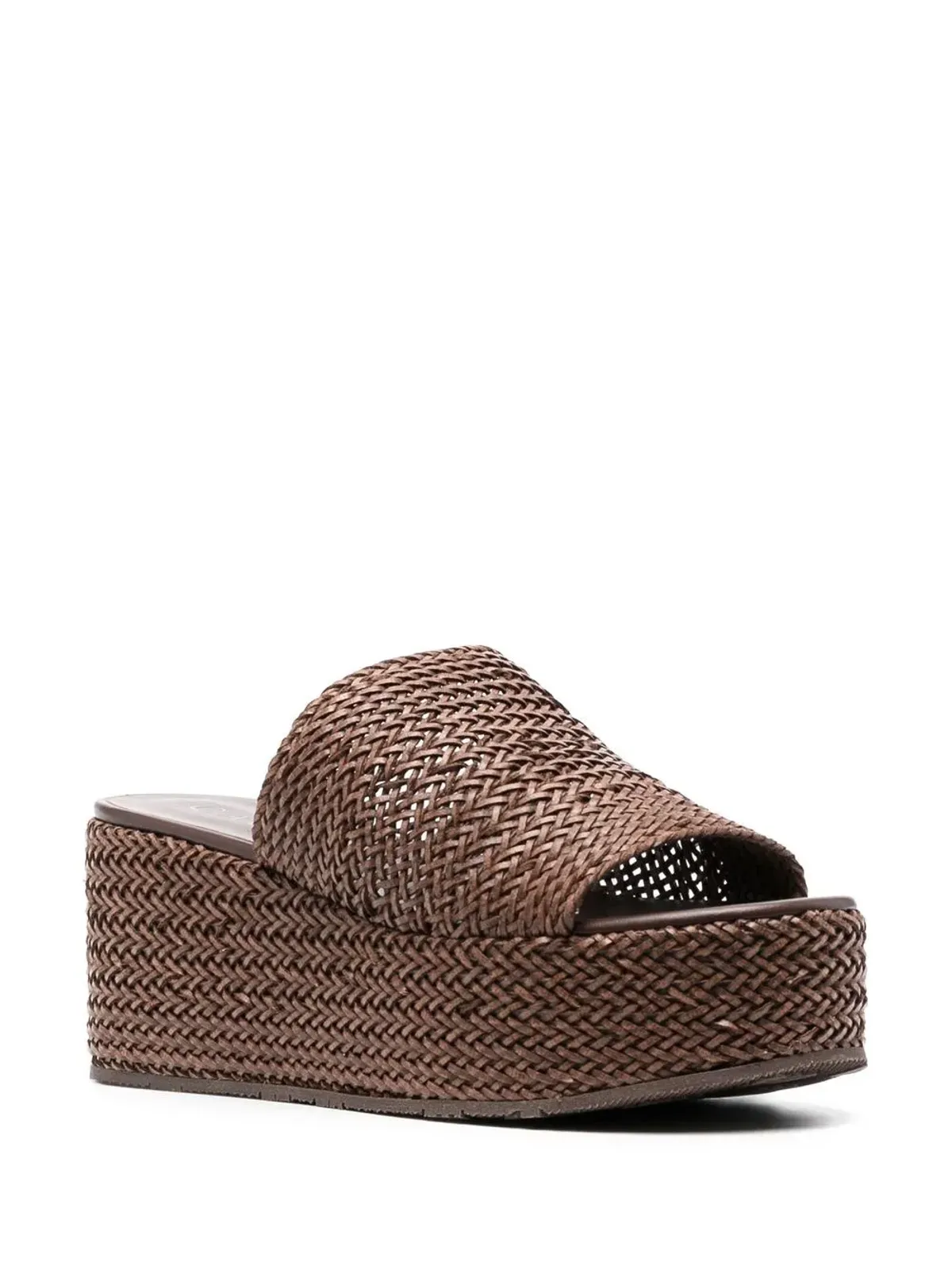 Casadei インターローブド プラットフォーム ウェッジ サンダル - 画像2
