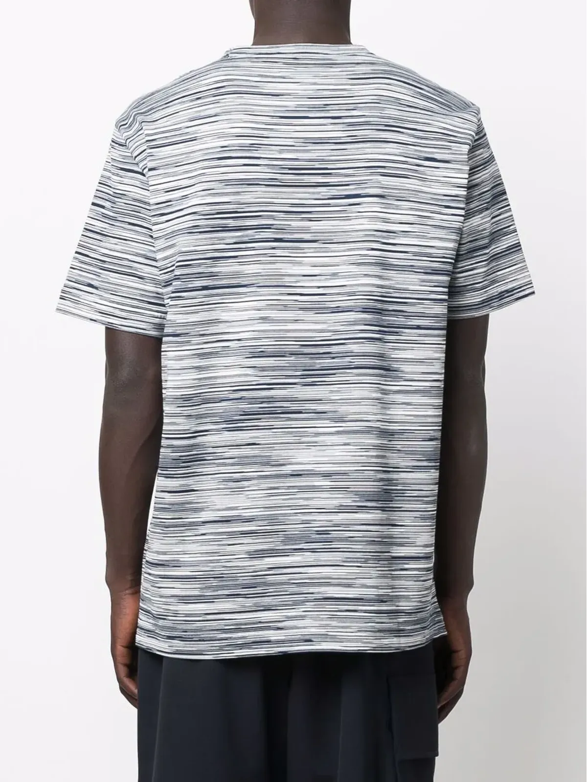Missoni マルド杢ストライプTシャツ ブルー - 画像4