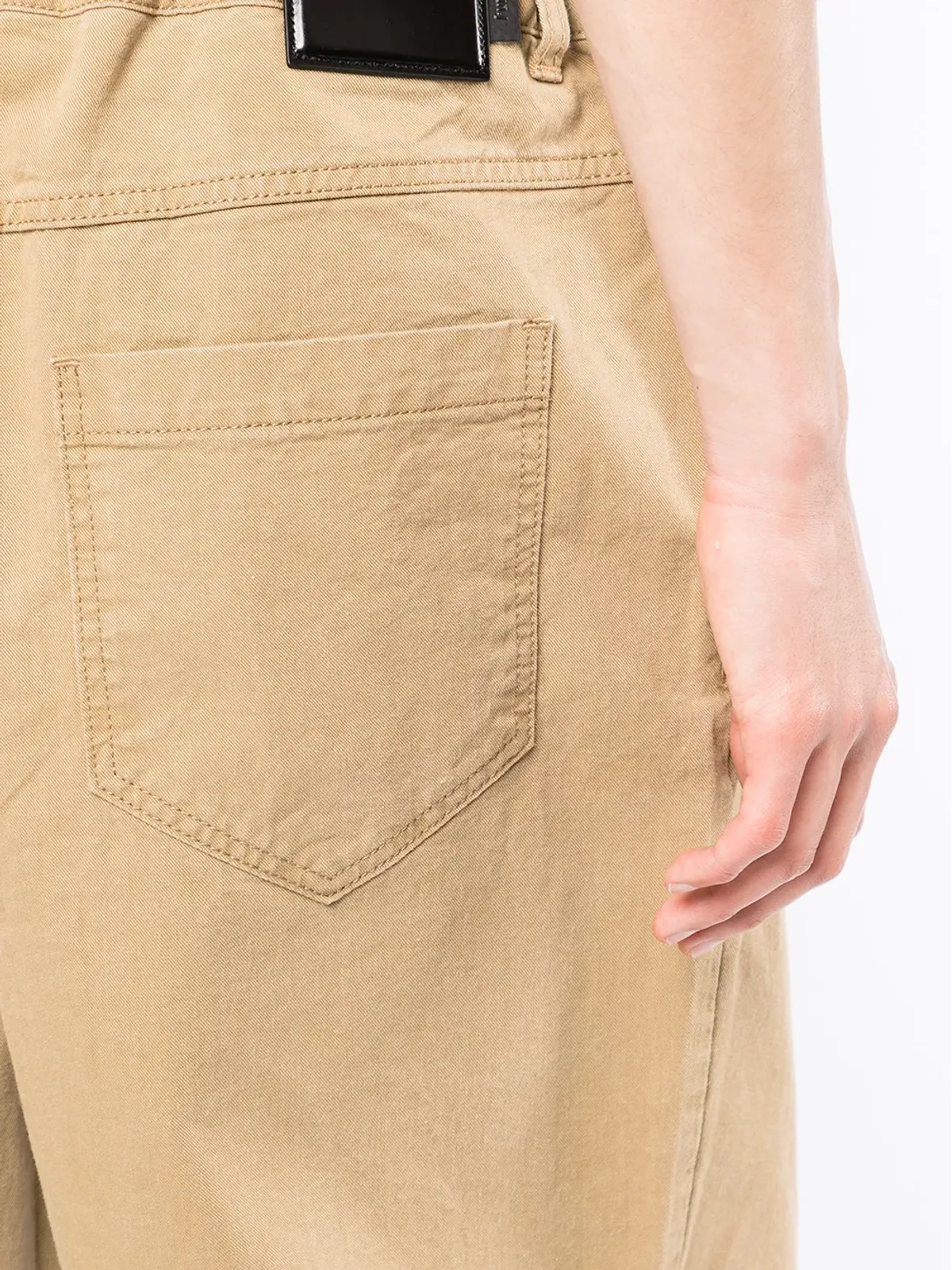 Juun.J クロップド テーパードパンツ ブラウン - 画像5