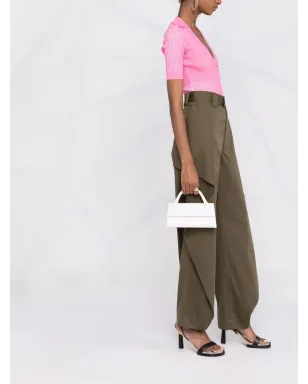 Jacquemus Le Chiquito ロング レザー トートバッグ - White - サムネイル2