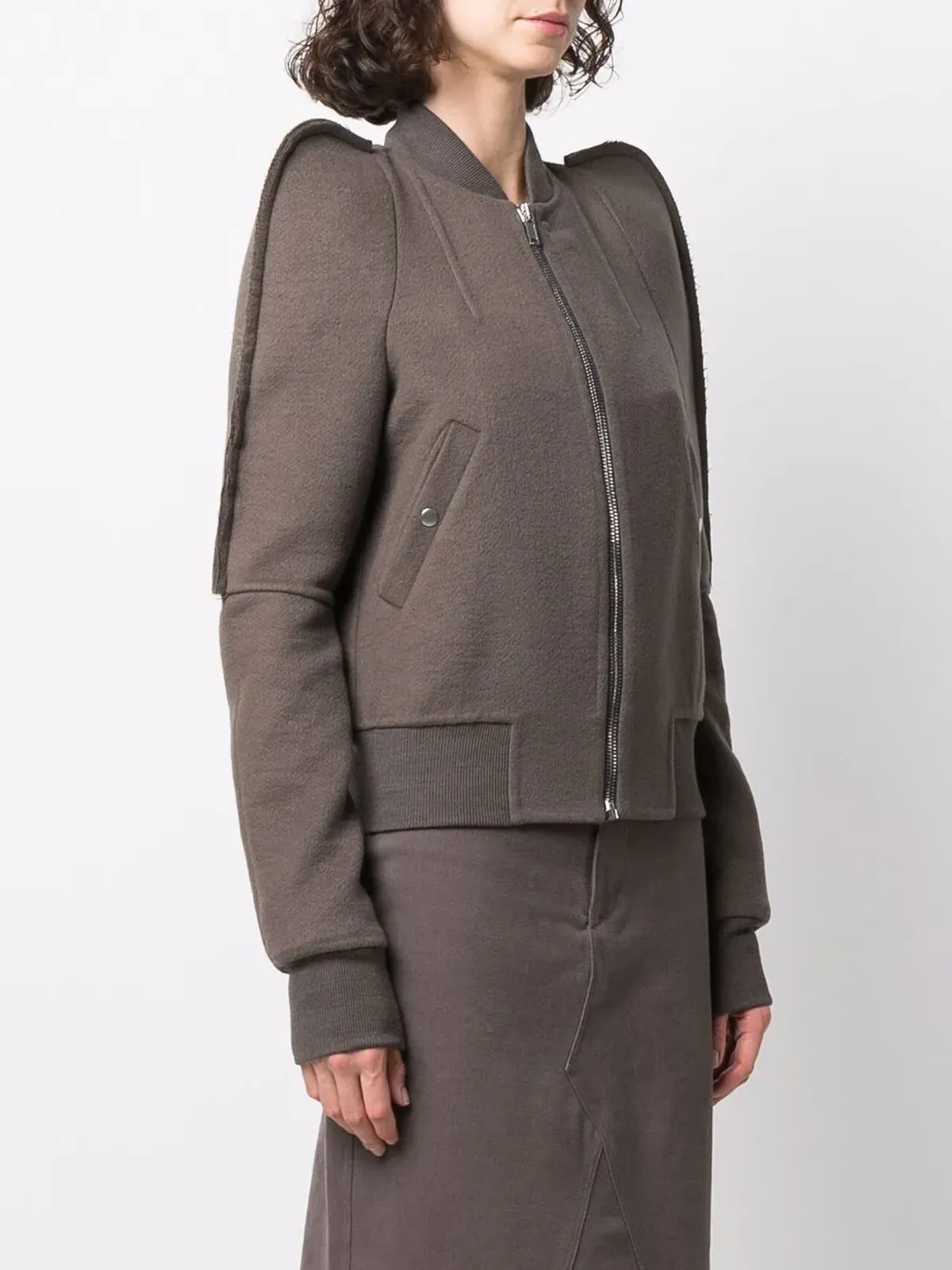 Rick Owens バイオニック パフスリーブ ボンバージャケット - 画像3