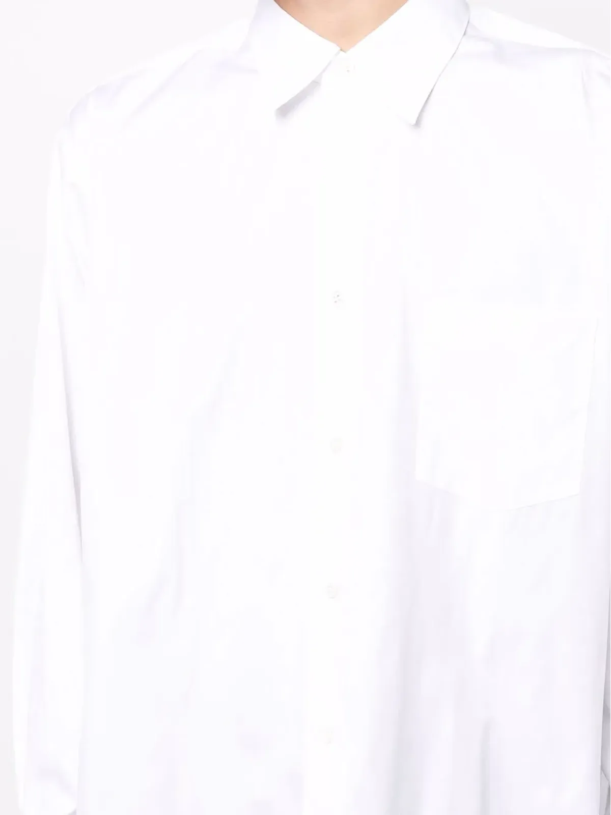Comme Des Garçons Shirt 無地のボタンダウンシャツ - White - 画像5