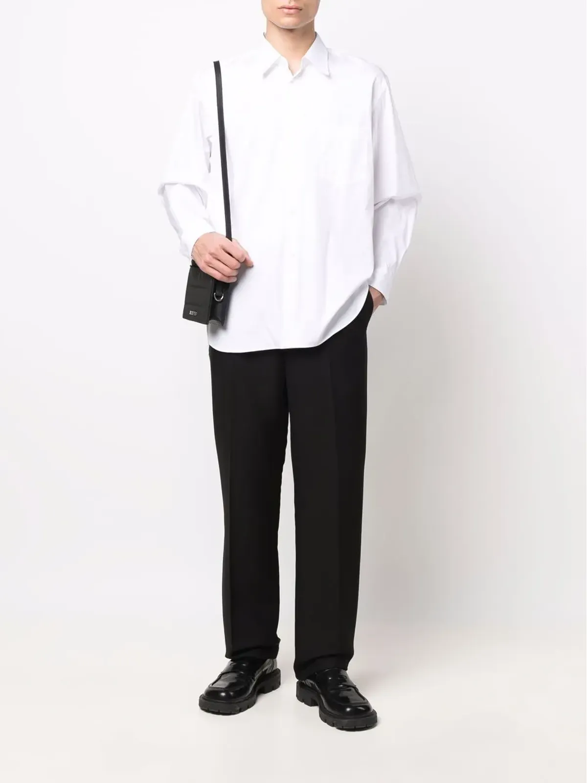 Comme Des Garçons Shirt 無地のボタンダウンシャツ - White - 画像2