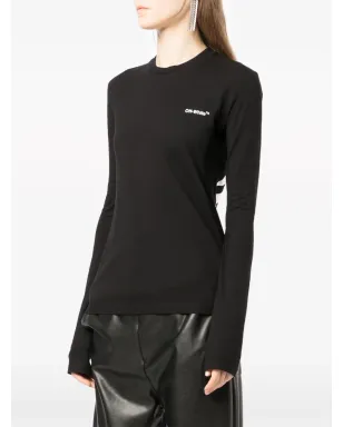 Off-White ディアグストライプ長袖Tシャツ - サムネイル3
