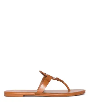 Tory Burch Miller Soft ロゴレザーサンダル - サムネイル1
