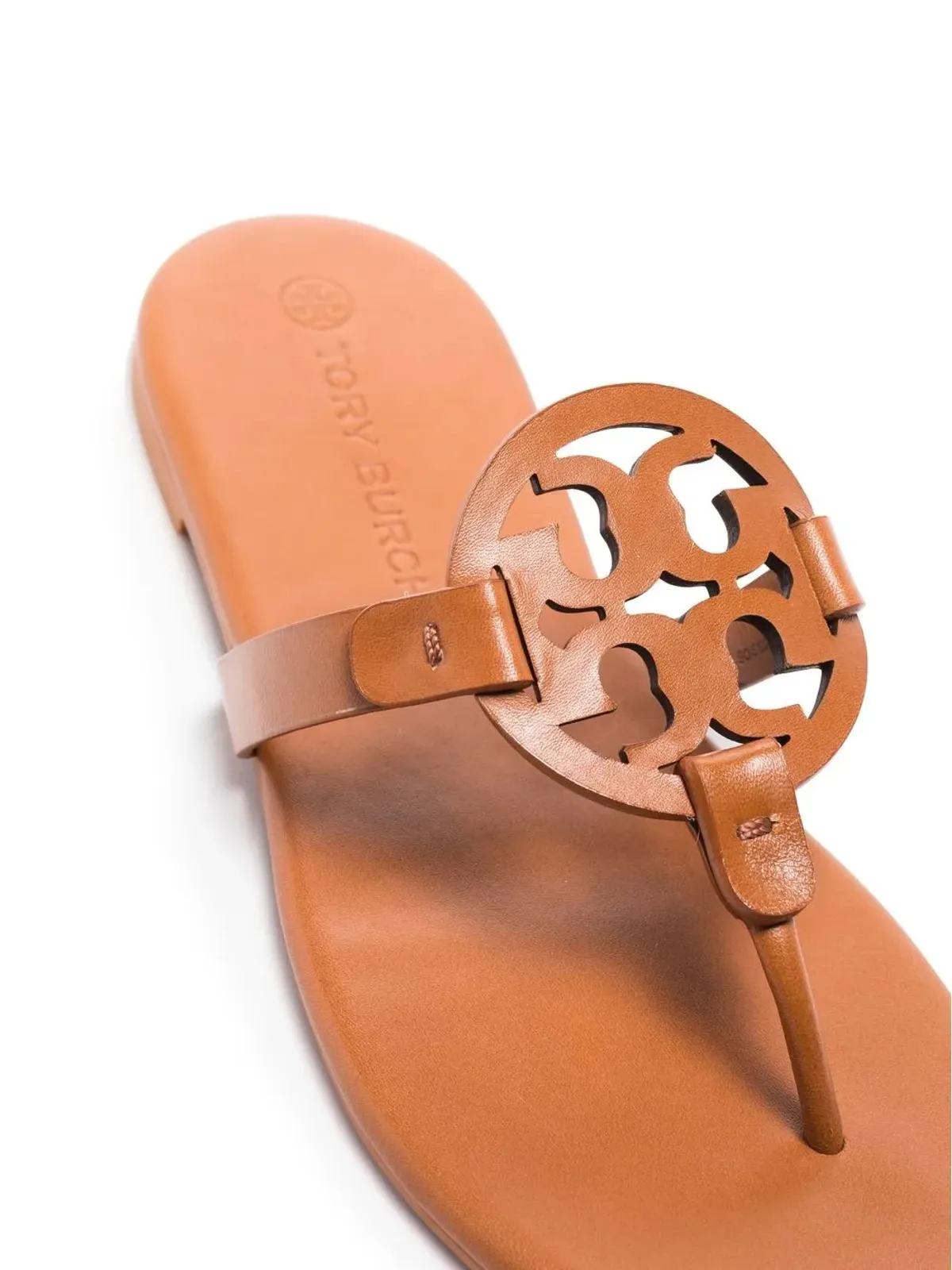 Tory Burch Miller Soft ロゴレザーサンダル - 画像2