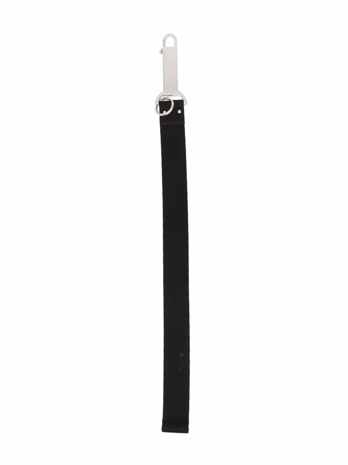 Rick Owens リックのロゴテープ・キーチェーン - ブラック - 画像1