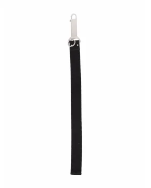 Rick Owens リックのロゴテープ・キーチェーン - ブラック - サムネイル1