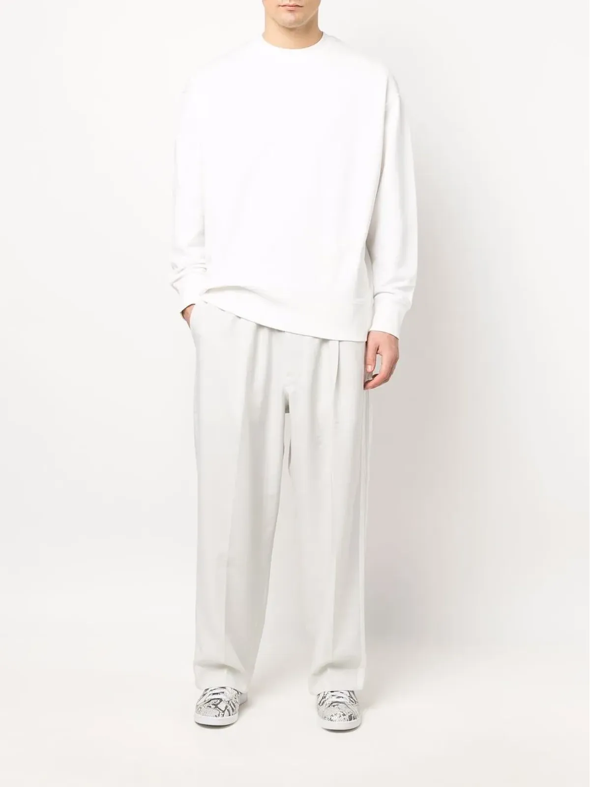 Y-3 クルーネック スウェットシャツ - 画像2