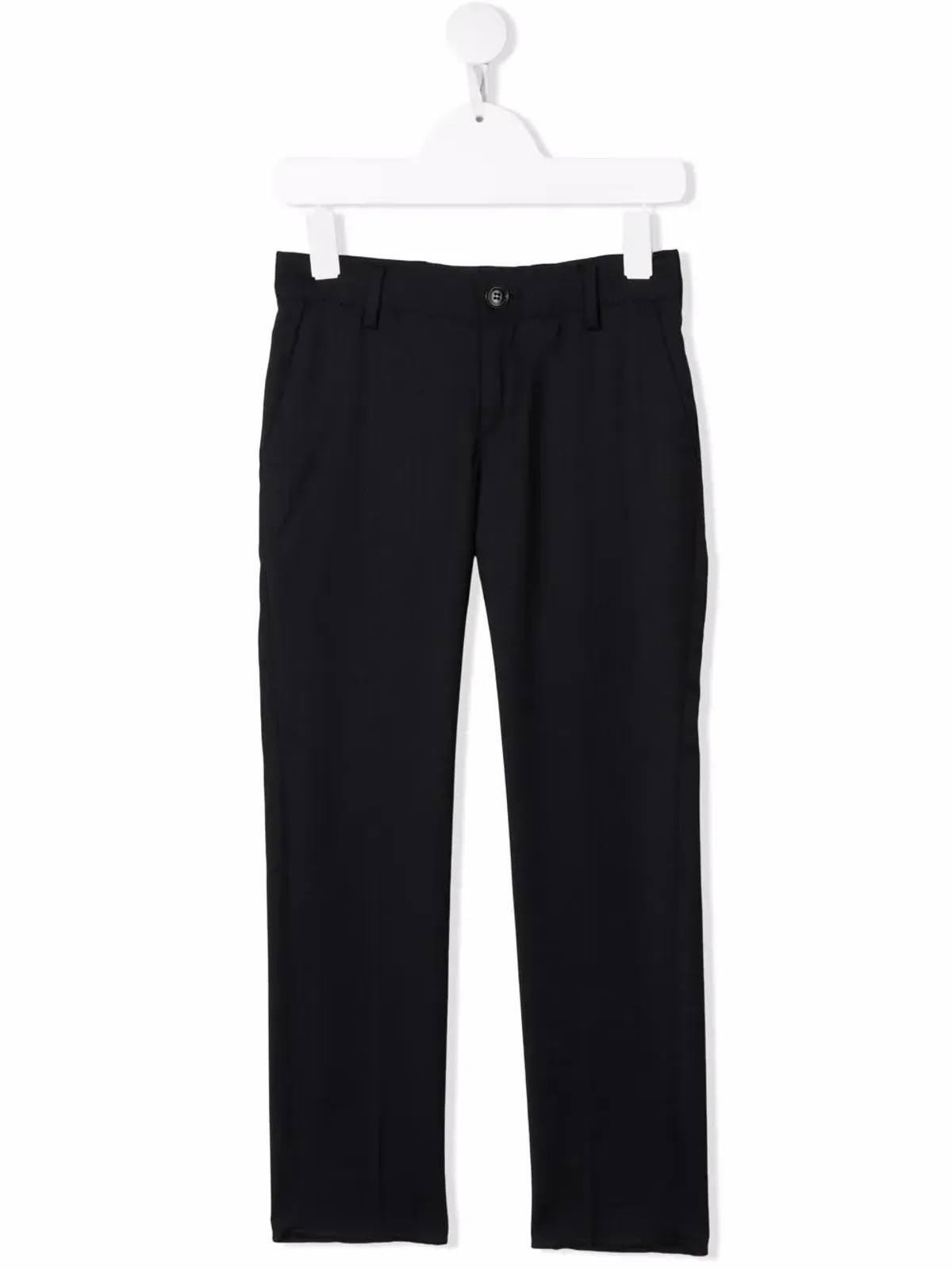 Emporio Armani Kids スリムカット テーラードパンツ - 画像1