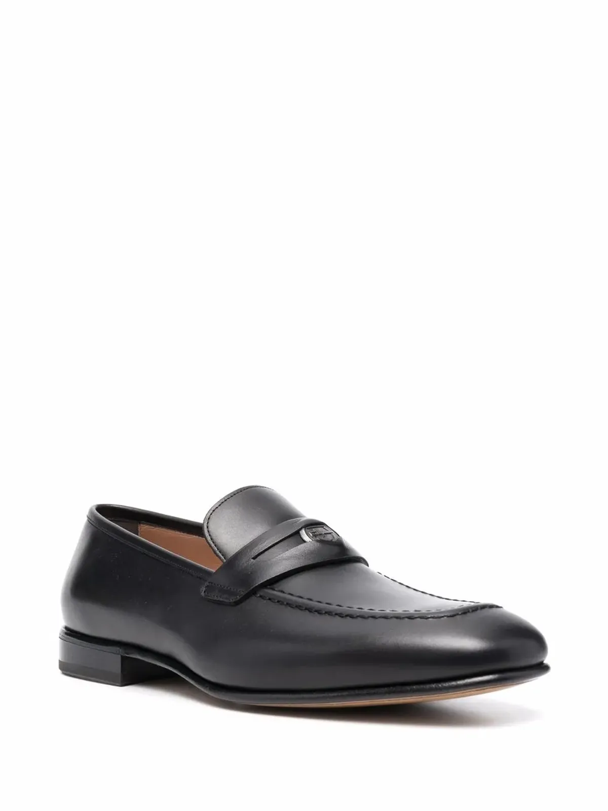 Ferragamo マディソン レザー ペニーローファー - 画像2