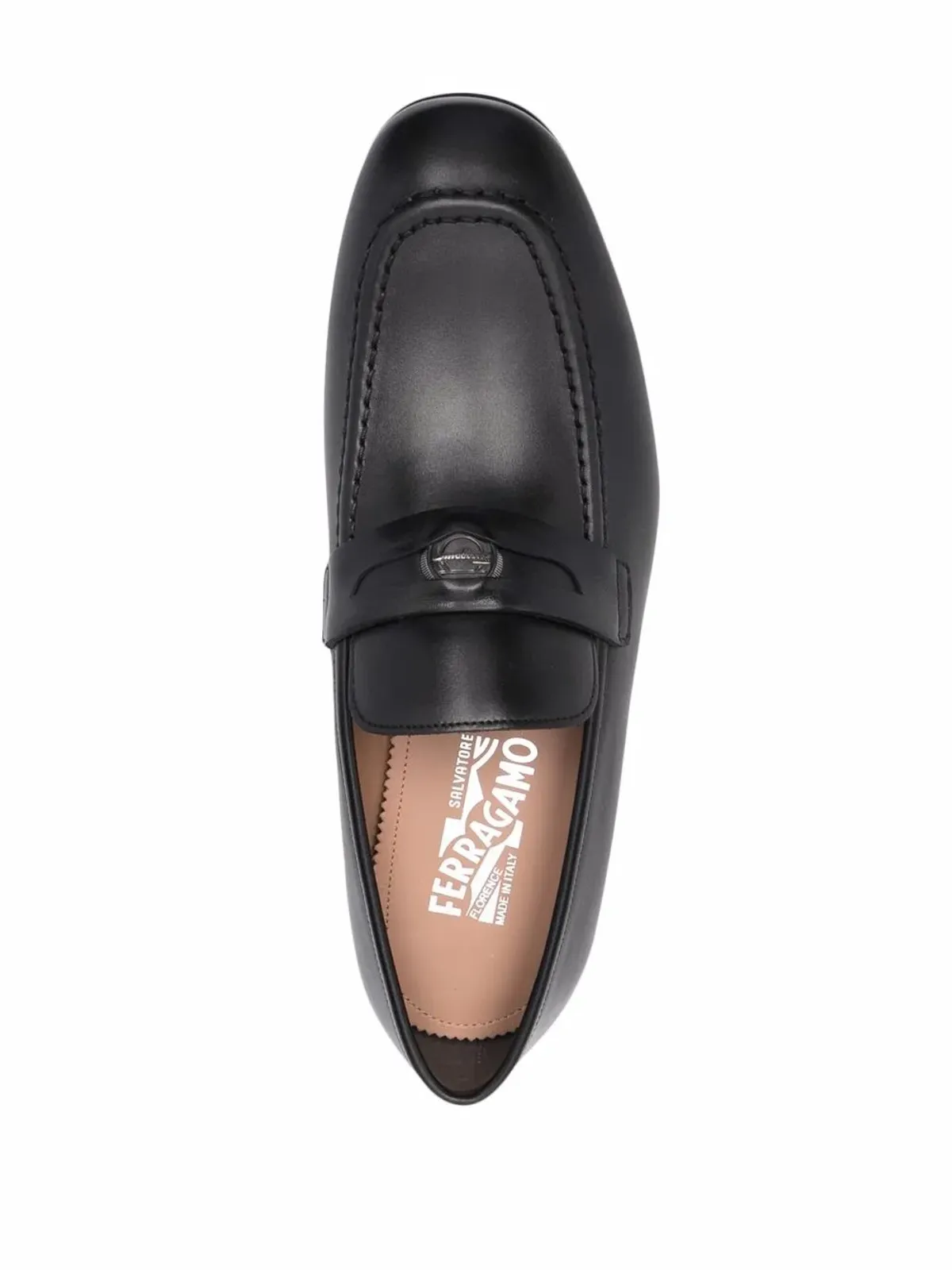 Ferragamo マディソン レザー ペニーローファー - 画像4