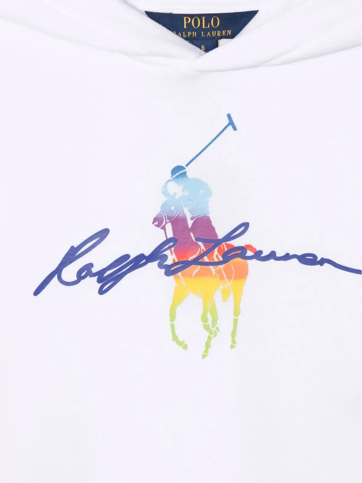 POLO RALPH LAUREN KIDS Polo Pony クロップドフーディ - 画像3
