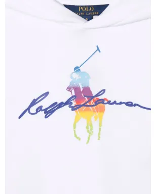 POLO RALPH LAUREN KIDS Polo Pony クロップドフーディ - サムネイル3