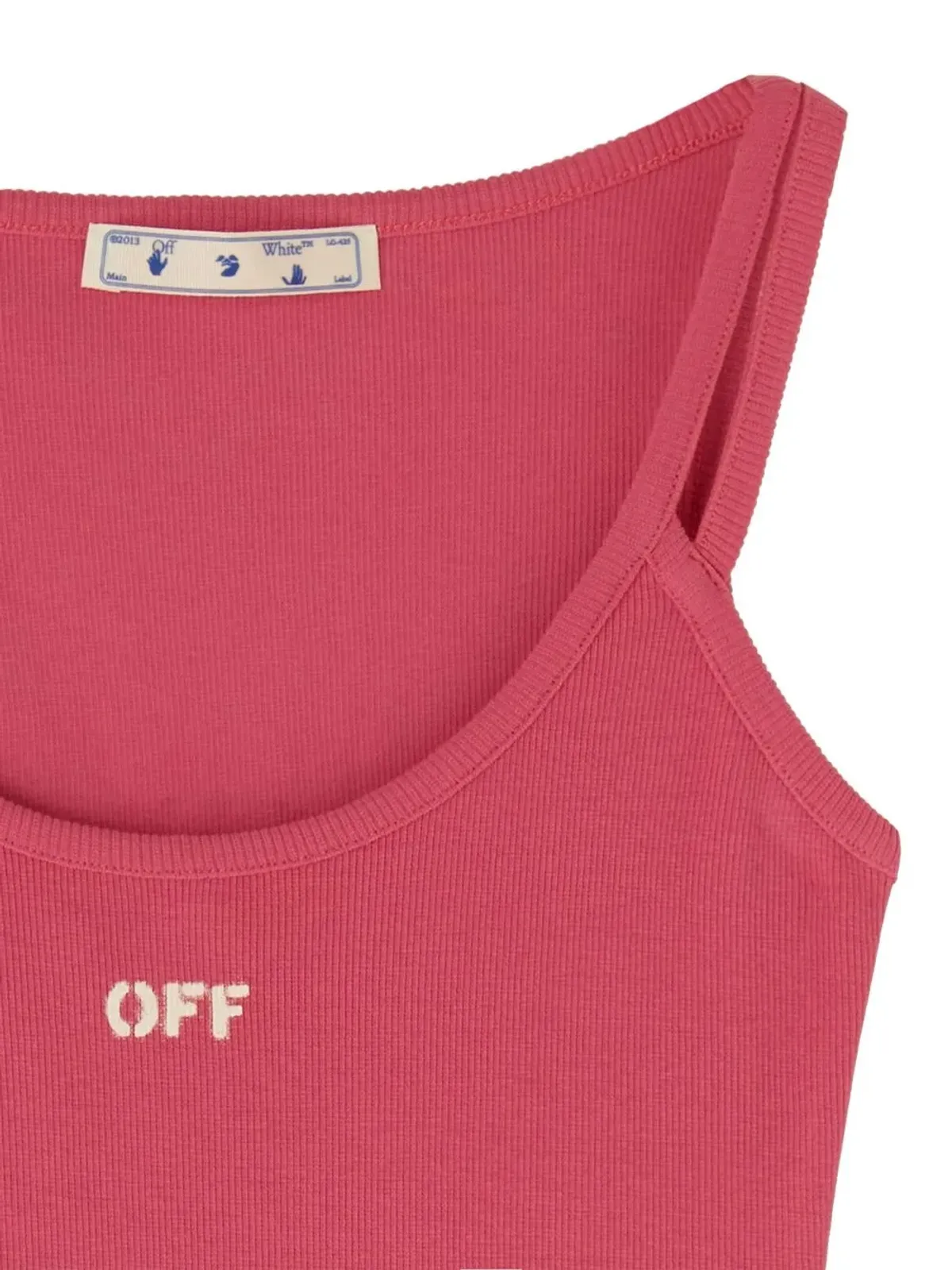 Off-White フィットしたタンクドレス（ピンク） - 画像3