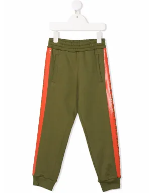 Balmain Kids サイドロゴストライプ トラックパンツ - サムネイル1