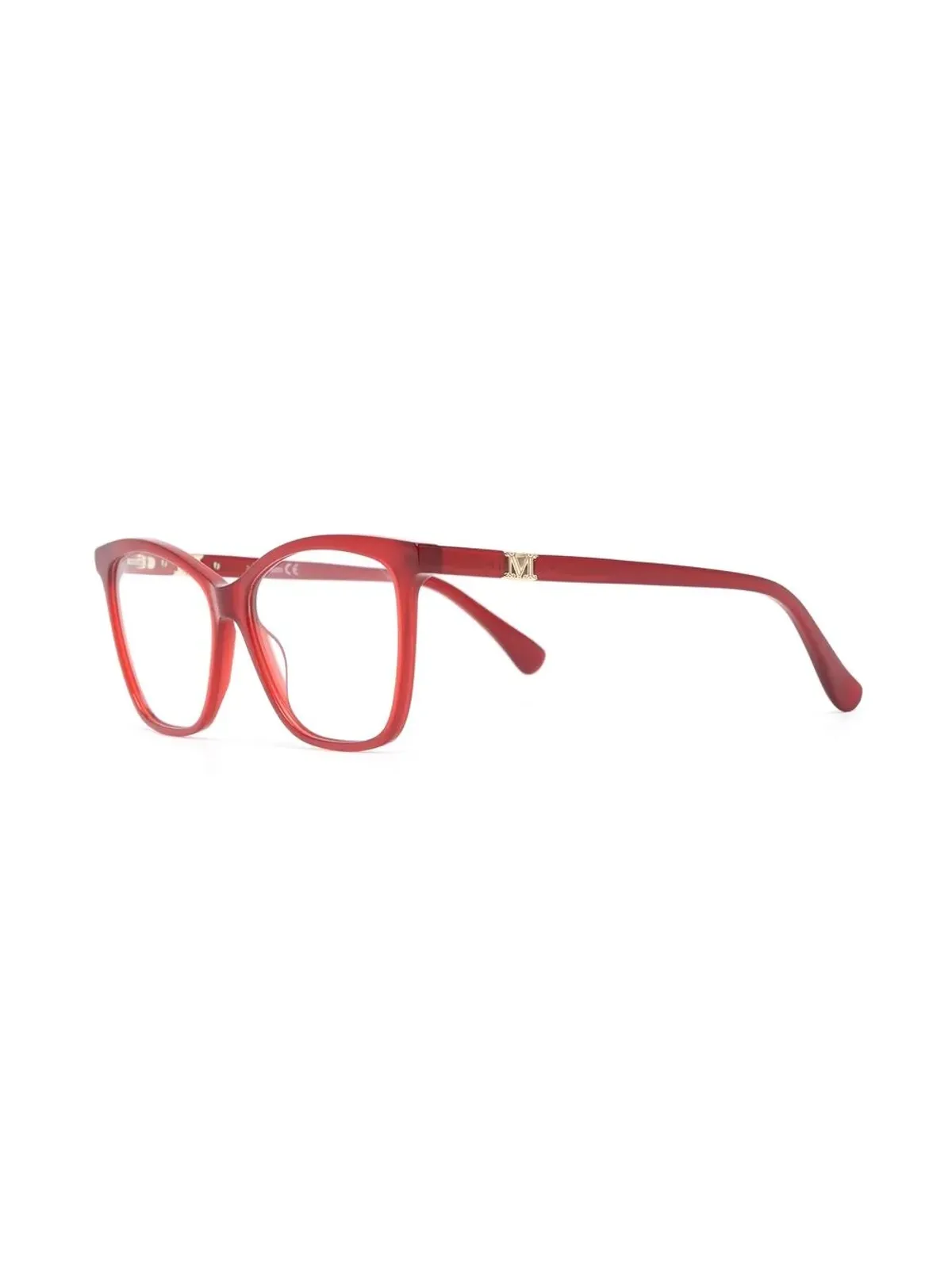 Max Mara Eyewear ウェイファー・フレーム オプティカルメガネ - レッド - 画像2