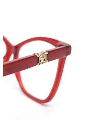 Max Mara Eyewear ウェイファー・フレーム オプティカルメガネ - レッド - サムネイル3