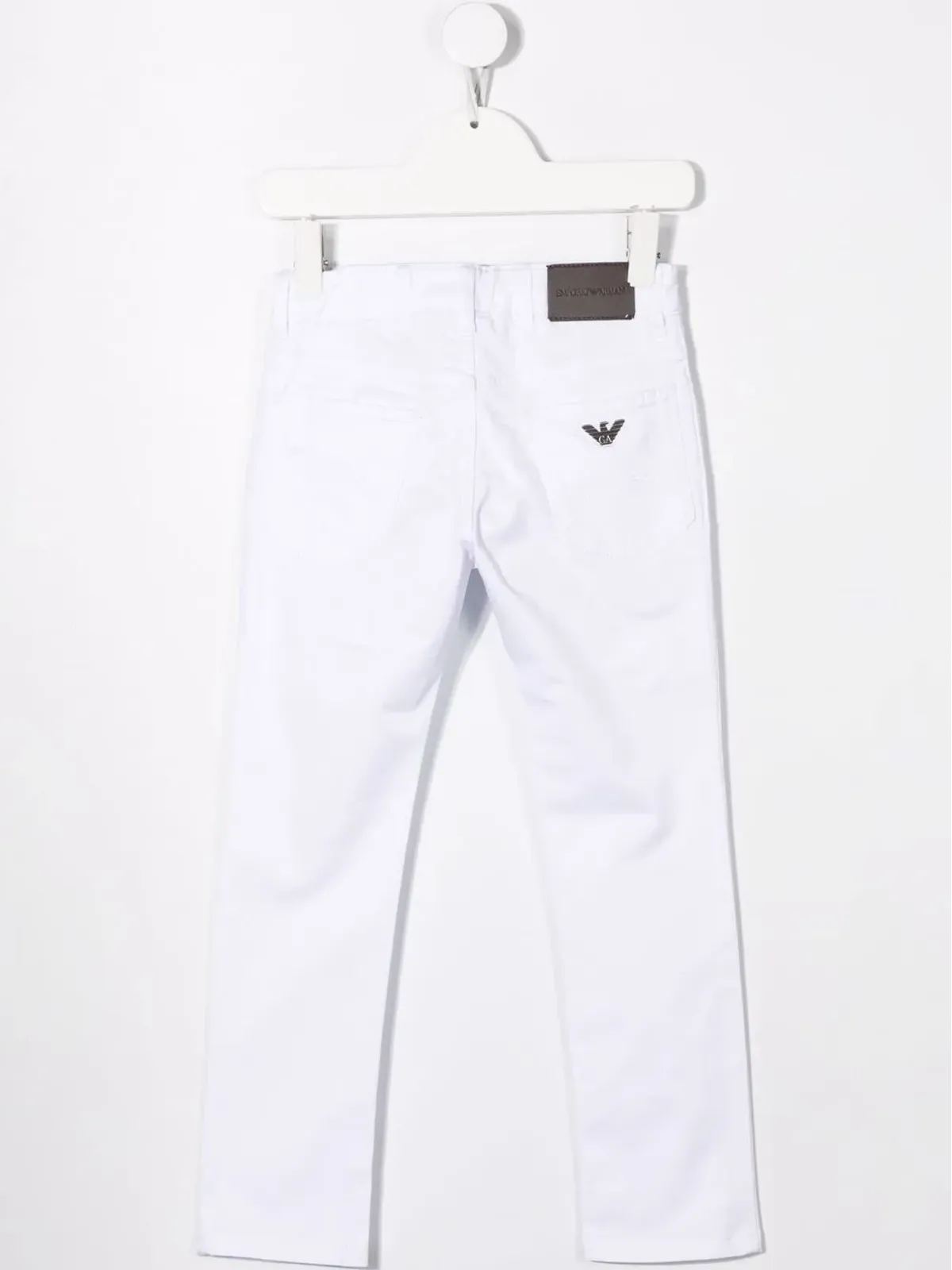 Emporio Armani Kids スリムカット デニム ジーンズ - White - 画像2
