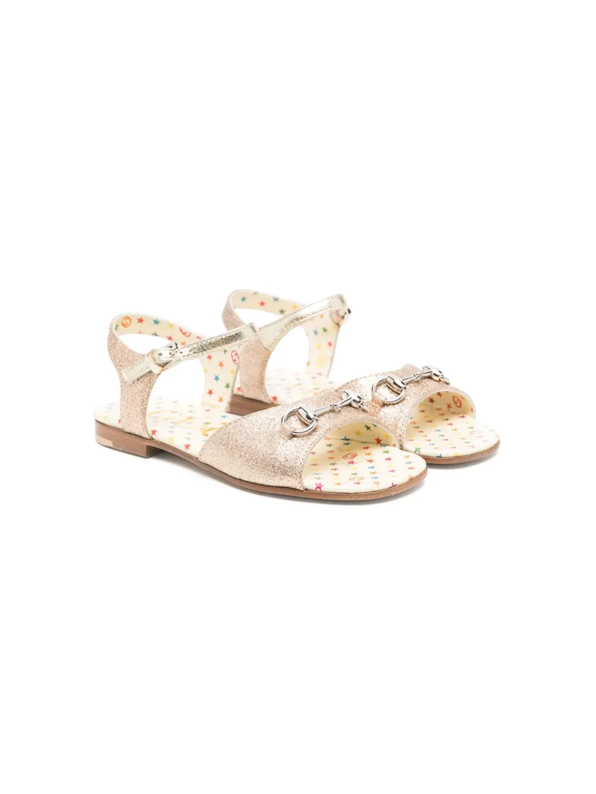 Gucci Kids ホースビット グリッター サンダル - 画像1