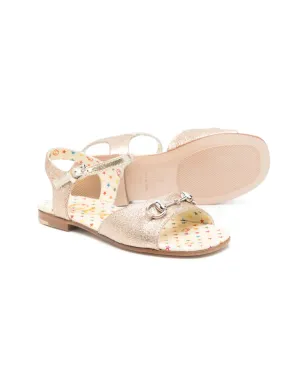 Gucci Kids ホースビット グリッター サンダル - サムネイル2