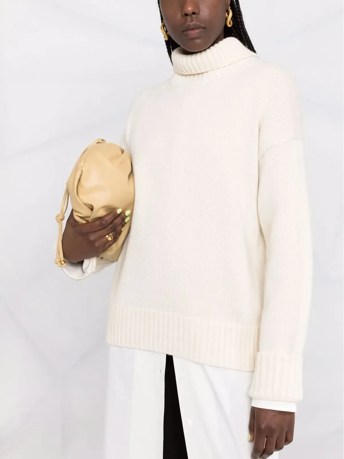 Jil Sander ロールネック・ニットジャンパー - 画像5