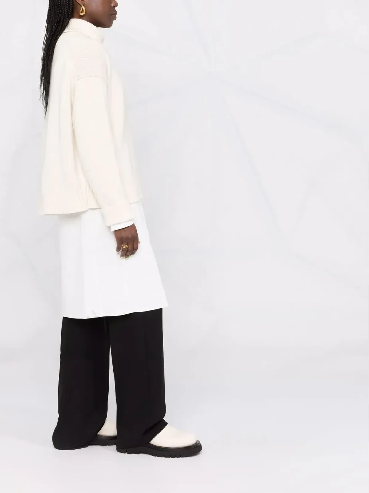 Jil Sander ロールネック・ニットジャンパー - 画像4