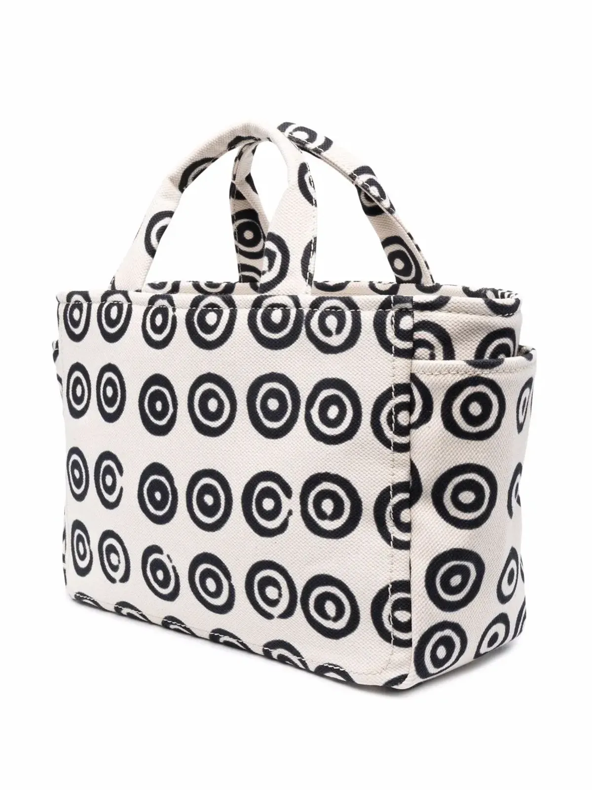 10 CORSO COMO スポットプリント トートバッグ（ホワイト） - 画像3