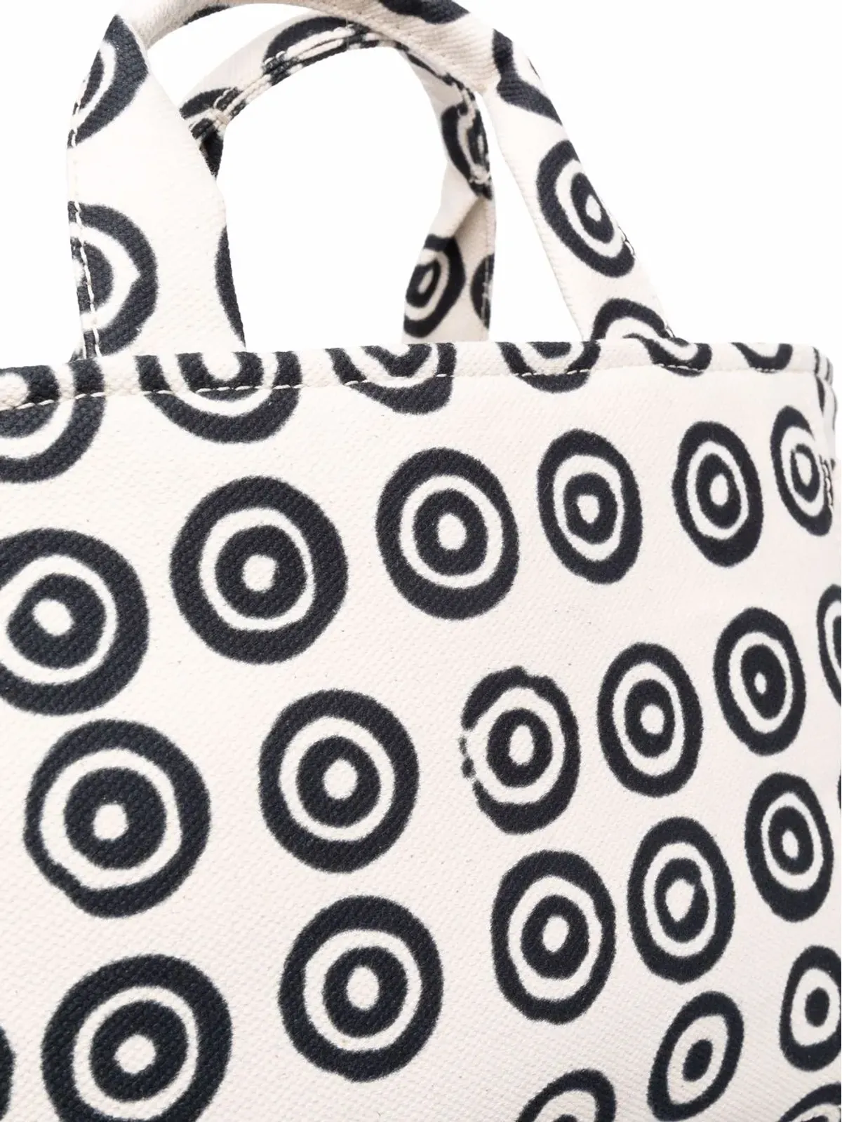 10 CORSO COMO スポットプリント トートバッグ（ホワイト） - 画像4