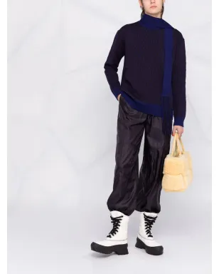 Jil Sander インターシャニットジャンパー - サムネイル2