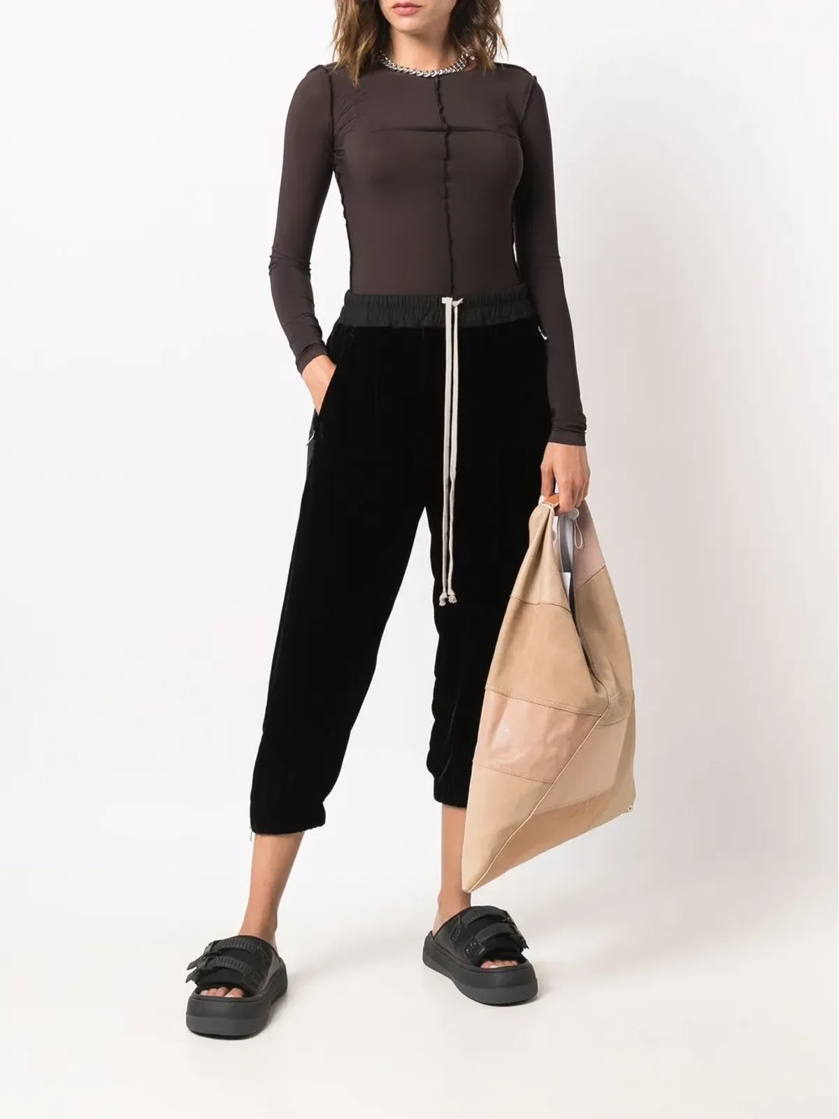 Rick Owens クロップドパンツ - 画像2