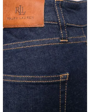 Lauren Ralph Lauren ハイライズ・スキニーパンツ ブルー - サムネイル5