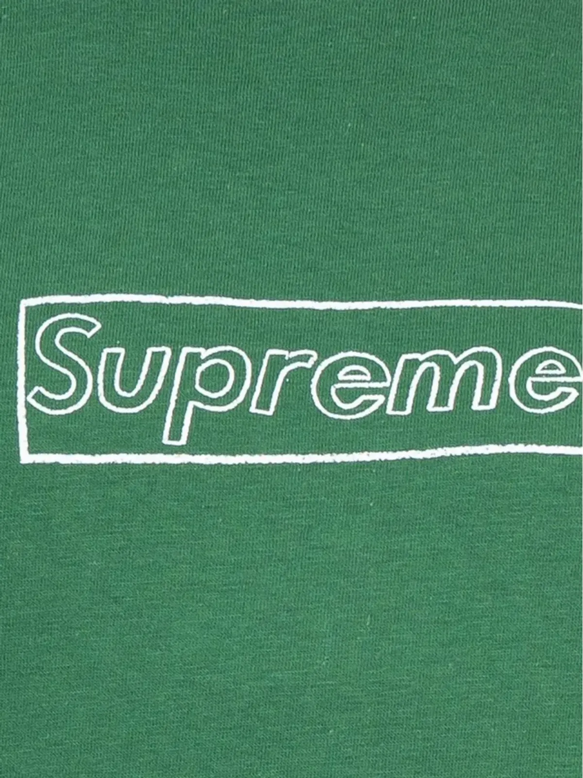 Supreme KAWS チョークロゴ クルーネック Tシャツ - 画像3