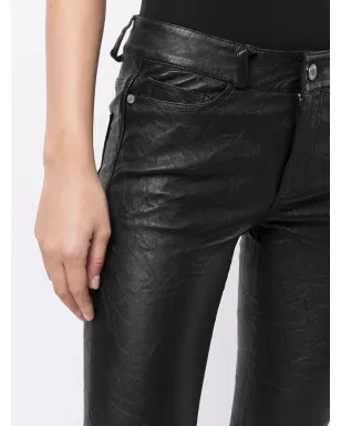 Zadig&Voltaire ラムスキン・スキニーパンツ - サムネイル5