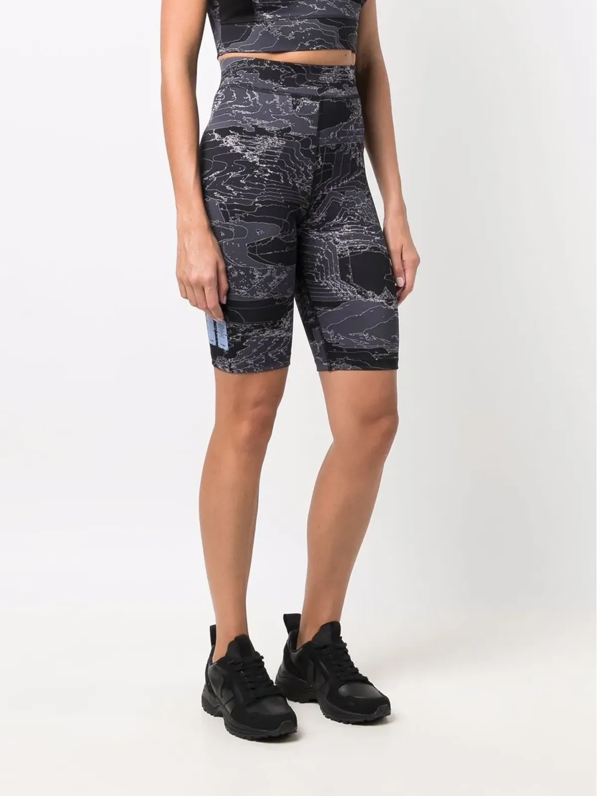 MCQ ハイライズフィット サイクリングショーツ ブラック - 画像3