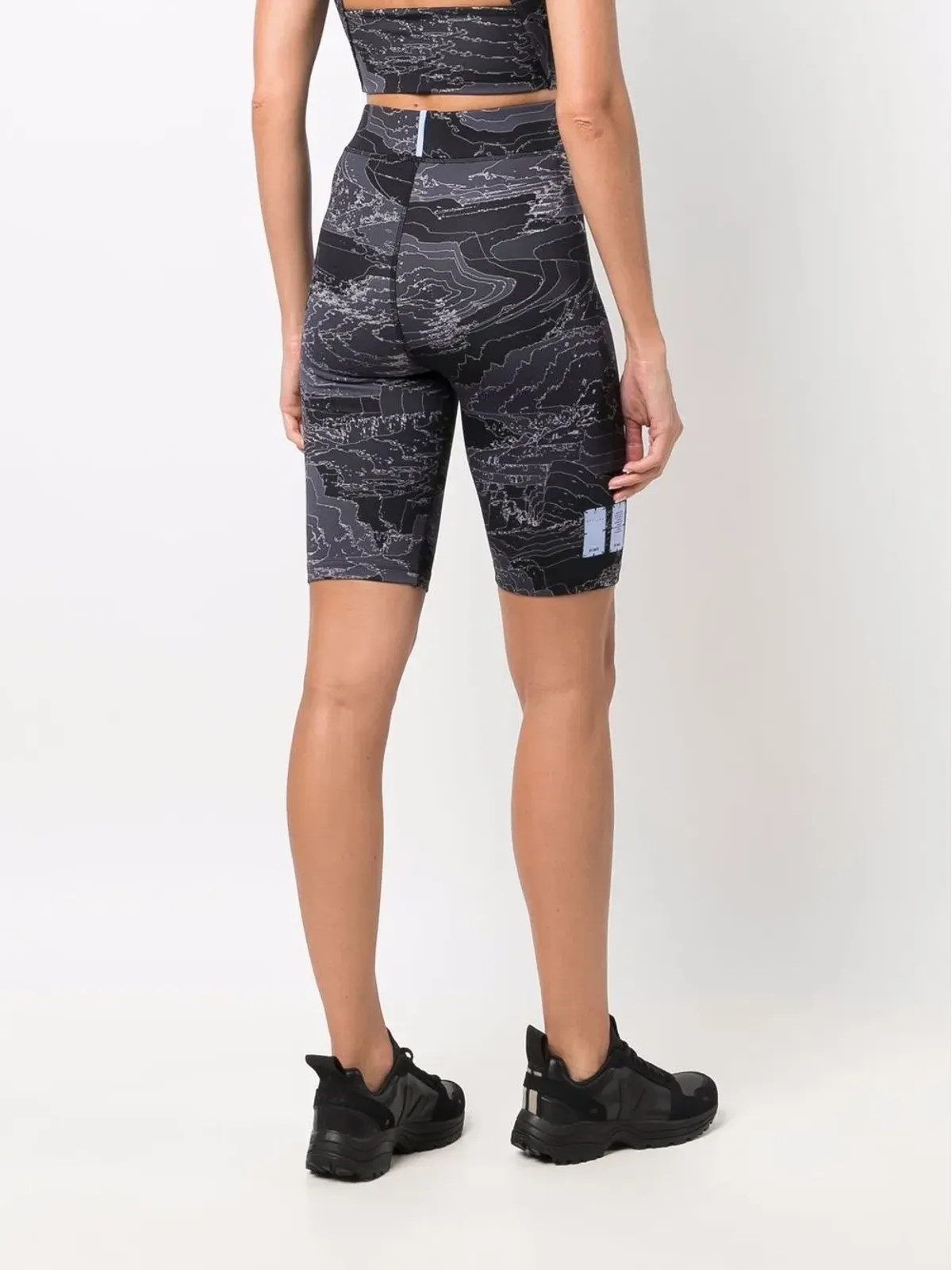 MCQ ハイライズフィット サイクリングショーツ ブラック - 画像4